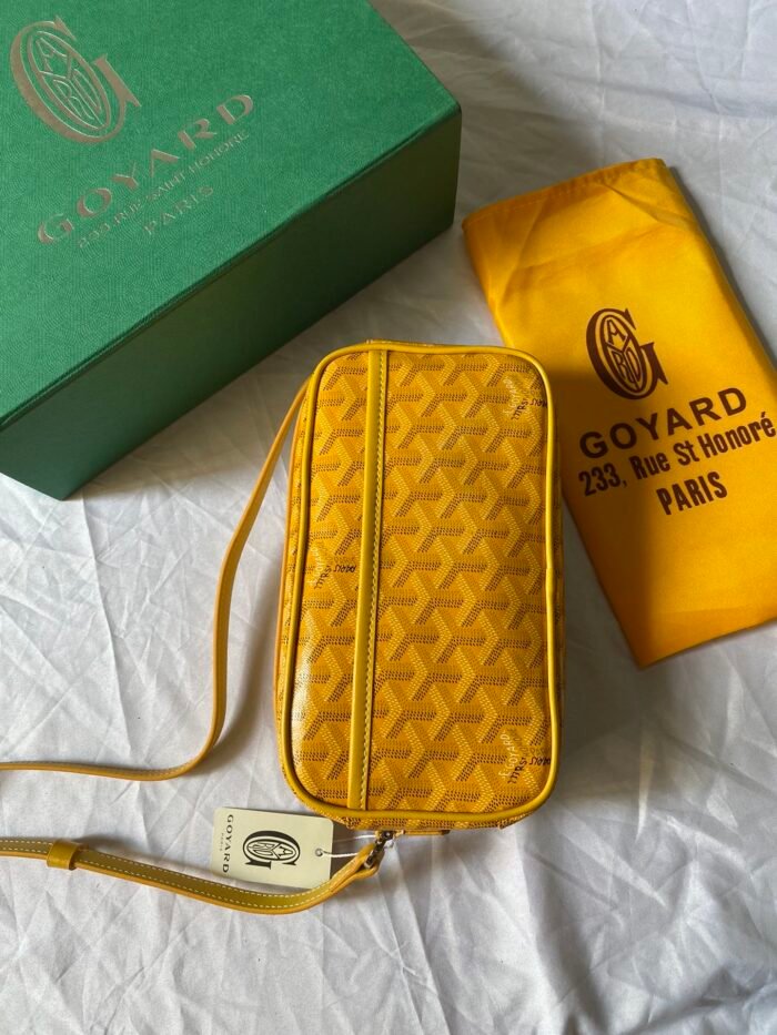 Goyard mini Camera bag yellow size:23*8*14cm