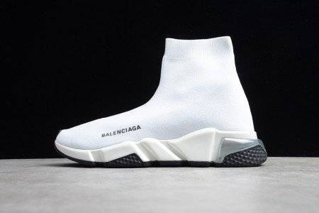 Balenciaga SPEED TRAINER SNEAKERS ALL WHITE