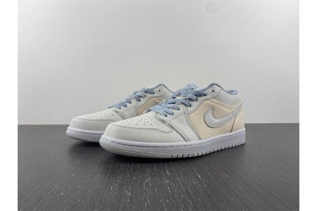 Air Jordan 1 Low Se Canvas Iris Whisper Sail
