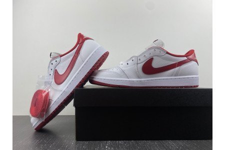 Air Jordan 1 Low White Varsity Red