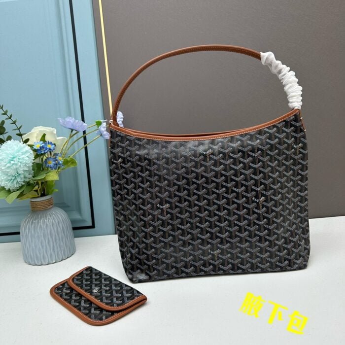 Goyard Goyardine & Chevroches Bohème Hobo Size:27*15*42 cm