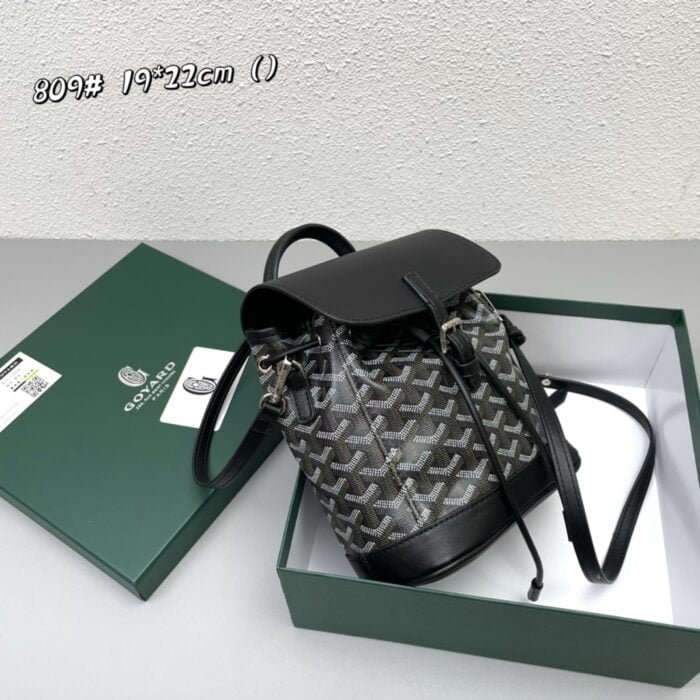 Goyard goyardalpin mini backpack Black Size: 8.5*18.5*21.5cm