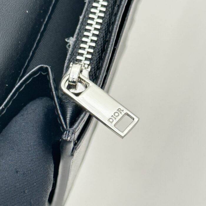 DIOR Long wallet Black Size: 17.5*8.5*1.5cm