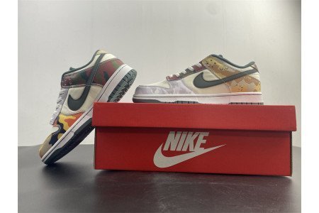 Nike Dunk Low SE Sail Multi-Camo
