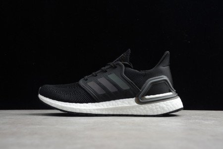ADIDAS ULTRABOOST 20 SHOES CORE BLACK CLOUD WHITE GREY