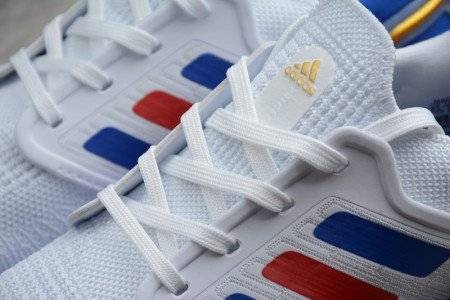 ADIDAS ULTRA BOOST 20 CRYSTA WHITE GLOW BLUE SOLAR RED