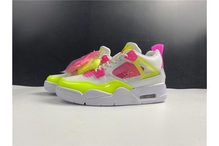 Air Jordan 4 GS ?Lemon Venom?