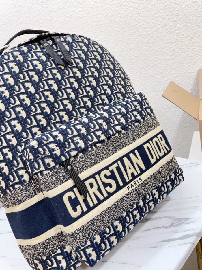 Dior Book Tote backpack blue size: 33*40*12cm