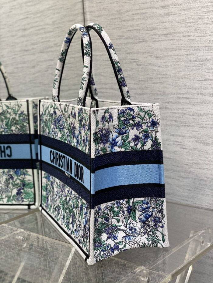 DIOR / MEDIUM DIOR BOOK TOTE can customized name on bag M1296ZECZ_M933