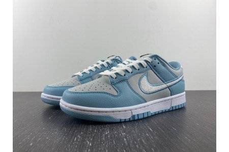 Nike Dunk Low Fleece S*h Worn Blue