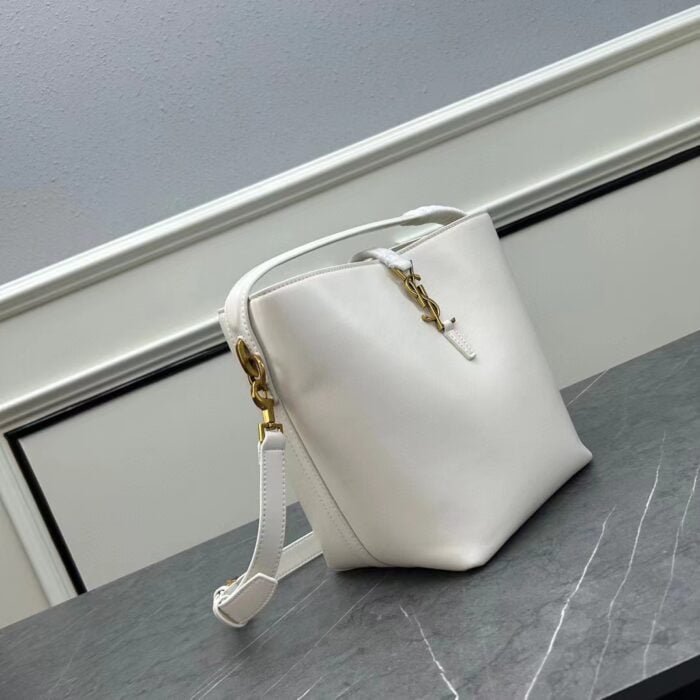 YSL LE 5A7 Underarm bag white 9933 size: 25*21*10cm/17*20*14cm