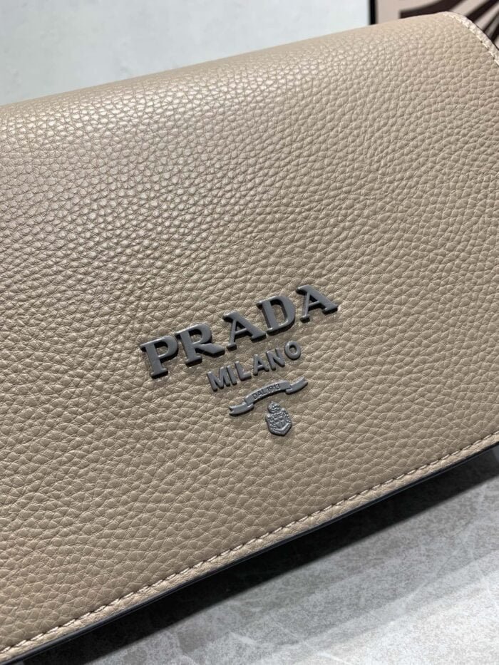 Prada renovate shoulder bag grey 55139 Size:24*15*10.5cm