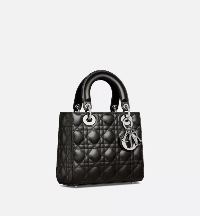 DIOR / SMALL LADY DIOR MY ABCDIOR BAG Black Cannage Lambskin M0538PNGE_M900