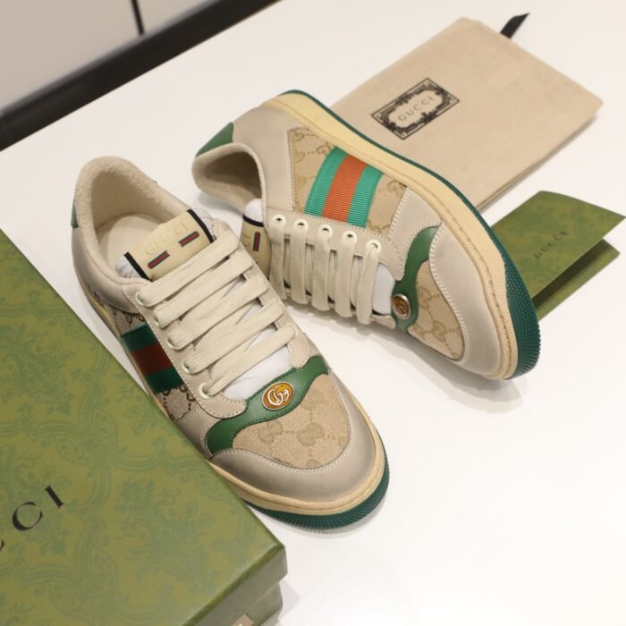 Gucci Screener Sports little dirty shoes SIZE:35-44 note shoes size when you fill shipping address