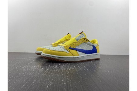 Travis Scott x Air Jordan 1 Low OG ?Canary?