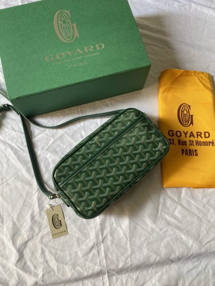 Goyard mini Camera bag Green size:23*8*14cm