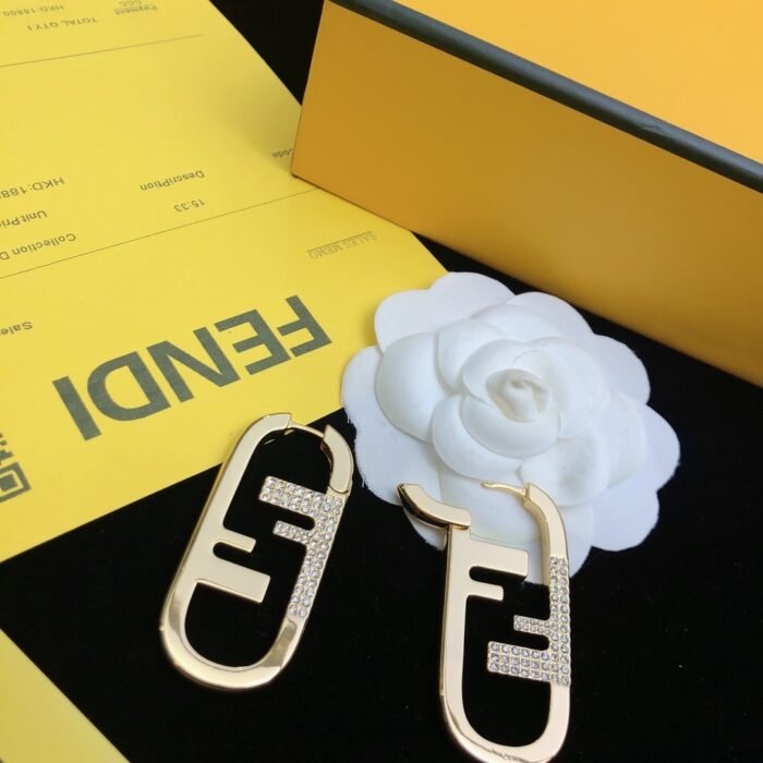 FENDI logo Earring