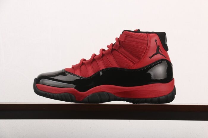 Air Jordan 11 Retro Pure Original Version “Black RED” AJ11 High Top Remake Black and Red