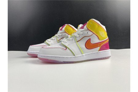 AIR JORDAN 1 MID SE GS ‘EDGE GLOW’