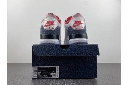 AIR Jordan 3 Fire Red Denim
