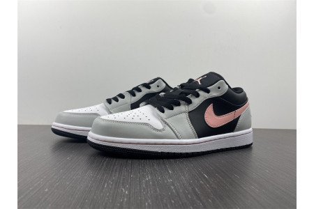 AIR Jordan 1 Low Black Grey Pink 553558-062