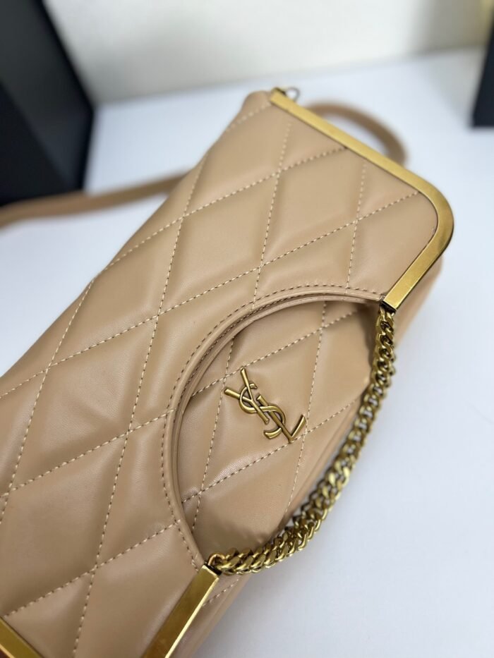 YSL23 New arrival Handbag Crossbody bag apricot 71314 size: 25*20cm