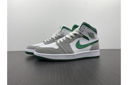 Air Jordan 1 Mid Grey Green