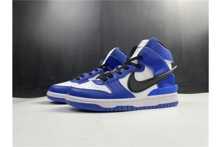 Nike Dunk High WHITE AND BLUE
