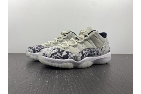 JORDAN 11 RETRO LOW SNAKE LIGHT BONE