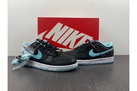Nike Dunk Low SE Barber Shop Black