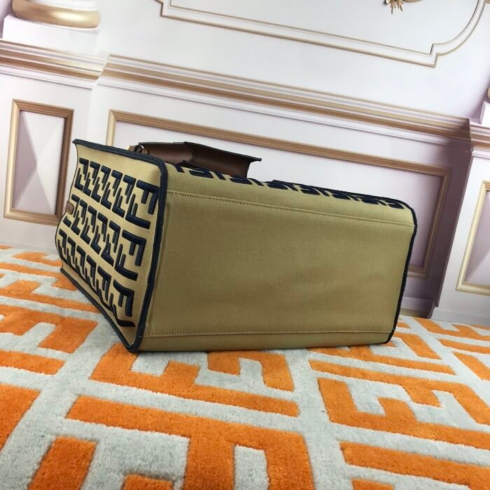 FENDI peekaboo Canvas Tote with mobile phone bag 2118 Size: 37*32 cm