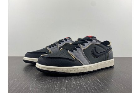 Air Jordan 1 Low Black Smoke Grey