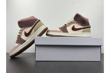 Air Jordan 1 Mid SE Dark Pony Smoky Mauve
