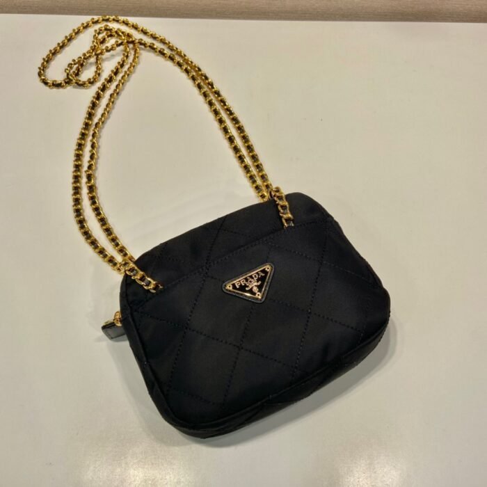 Prada vintage Nylon handmade shoulder bag 1bd632 size: 19*14*6cm