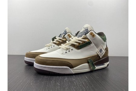 Air Jordan 3 WHITE BROWN