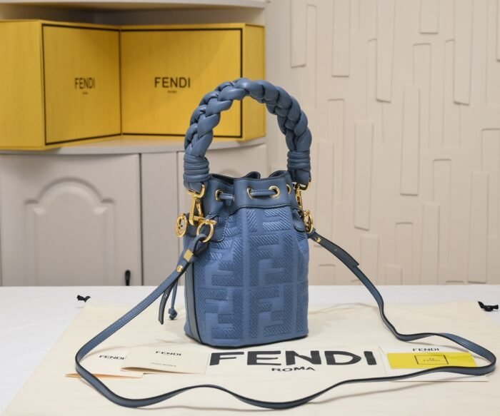 FENDI mini bucket bag 0189 Blue