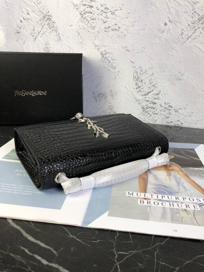 YSL SAINT LAURENT SLP with sliver hardware size24/15/6cm
