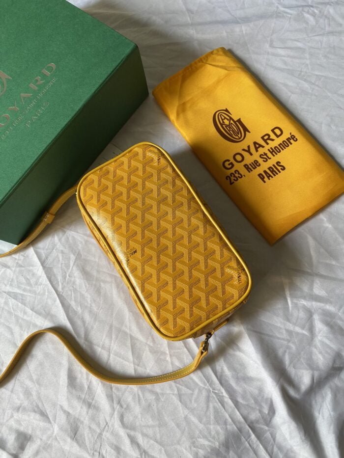 Goyard mini Camera bag yellow size:23*8*14cm