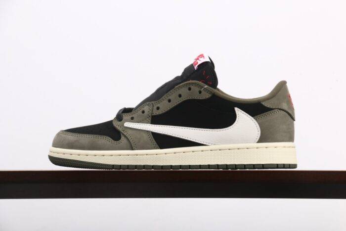Travis Scott x Air Jordan AJ1 Low Z “Black Olive
