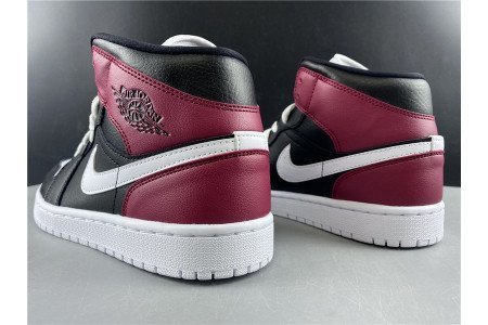 AIR Jordan 1 Mid Black Noble Red