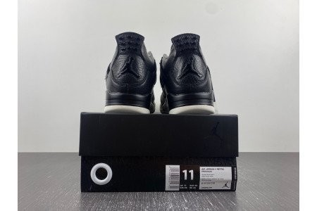 Air Jordan 4 Pony Hair Black