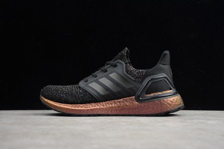 ADIDAS ULTRABOOST 20 SHOES CORE BLACK CORE BLACK SIGNAL PINK
