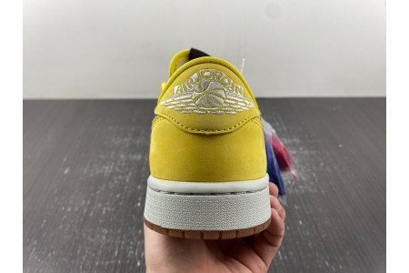 Travis Scott x Air Jordan 1 Low OG ?Canary?