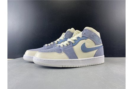 Air Jordan 1 Mid Mixed Textures Blue