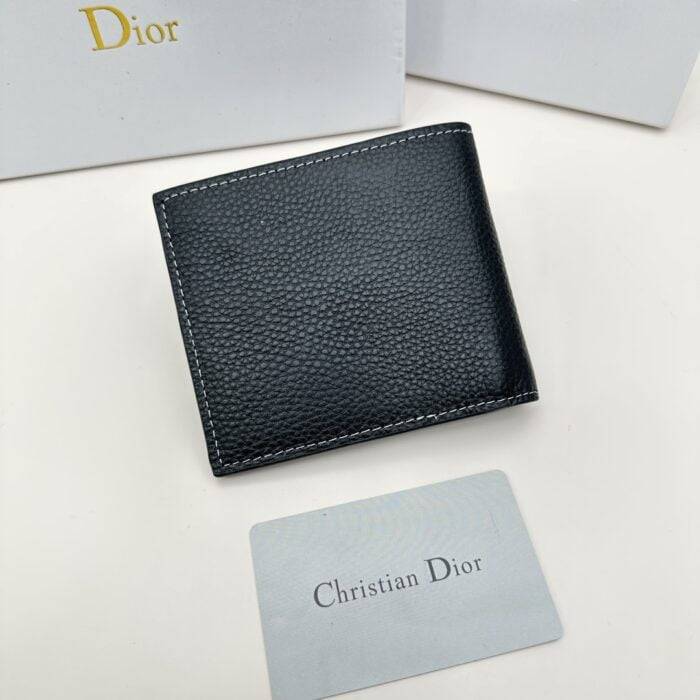 DIOR Short wallet Black Size: 11*10*5cm