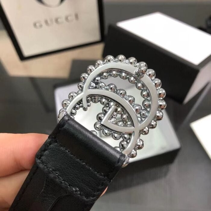 Gucci Crystal diamond buckle belt