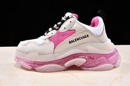Balenciaga TRIPLE S TRAINERS CLEAR SOLE TRAINER PINK