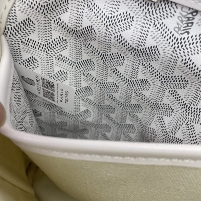 Goyard goyardalpin mini backpack white Size: 8.5*18.5*21.5cm