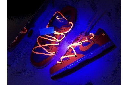 NIKE DUNK LOW OW UNIVERSITY RED