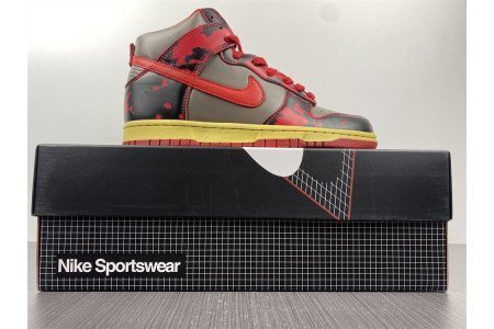 Nike Dunk High 1985 Red Acid Wash DH7717-400
